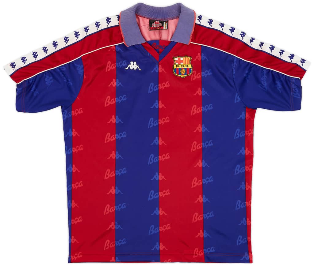 1992-95 Barcelona Home Shirt - 6/10 - (L)