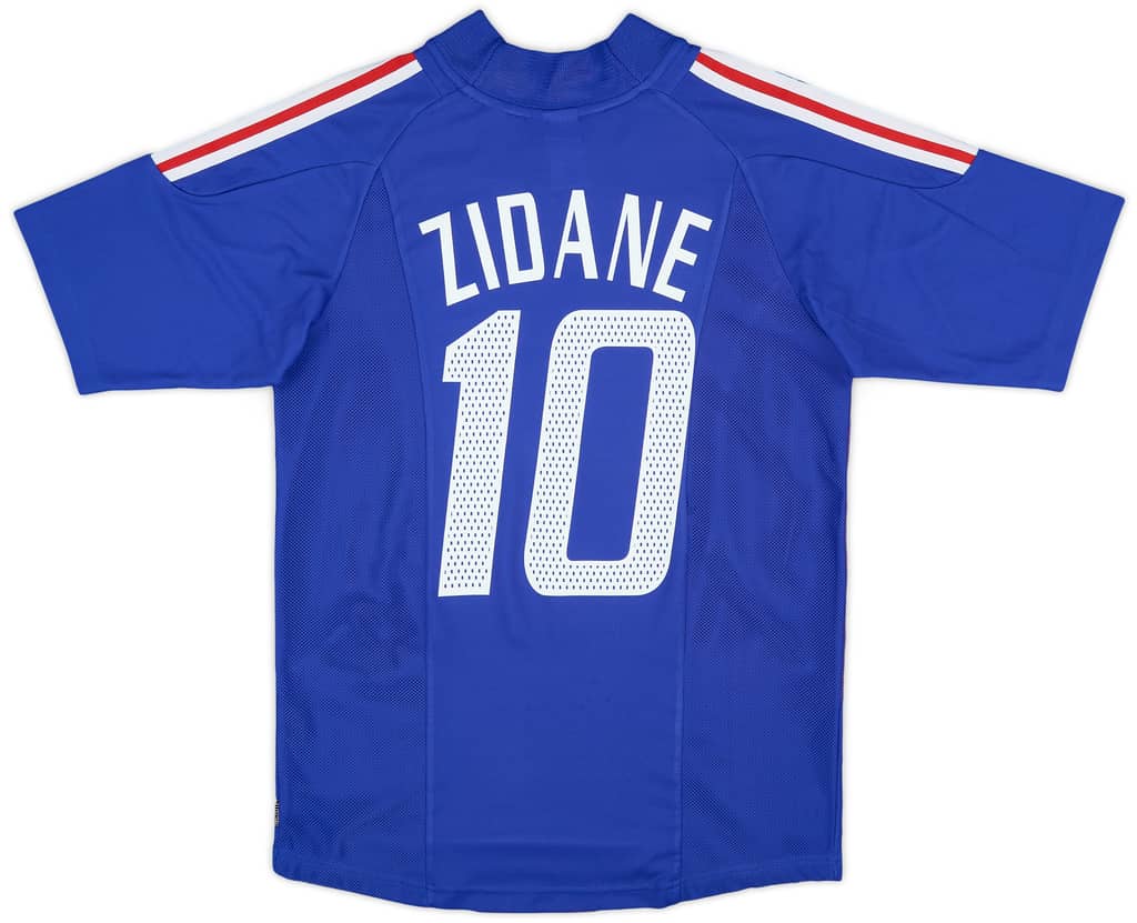 2002-04 France Home Shirt Zidane #10 - 5/10 - (S)