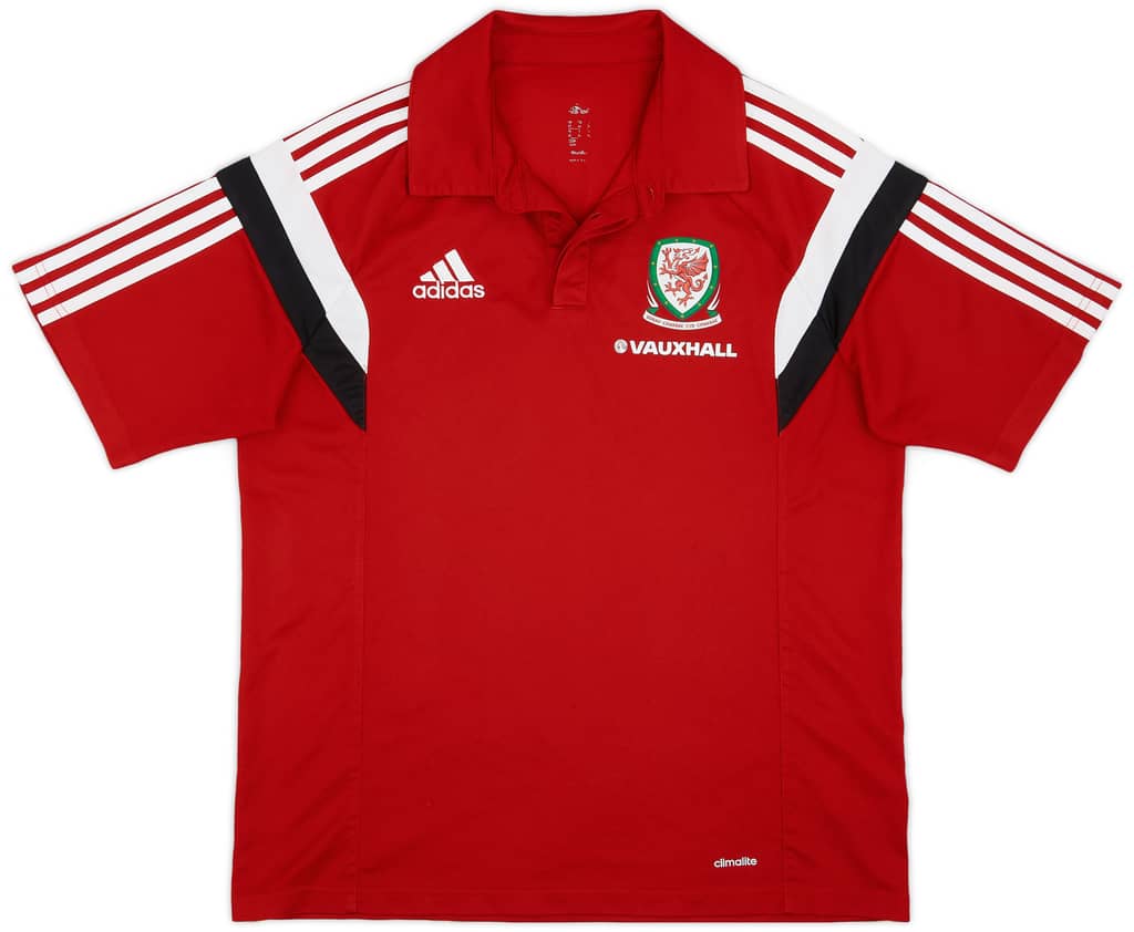 2013-14 Wales adidas Polo Shirt - 8/10 - (M)