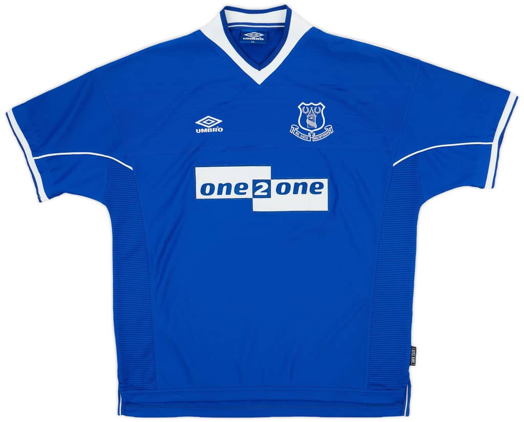 1999-00 Everton Home Shirt Moore #23 - 9/10 - (XXL)