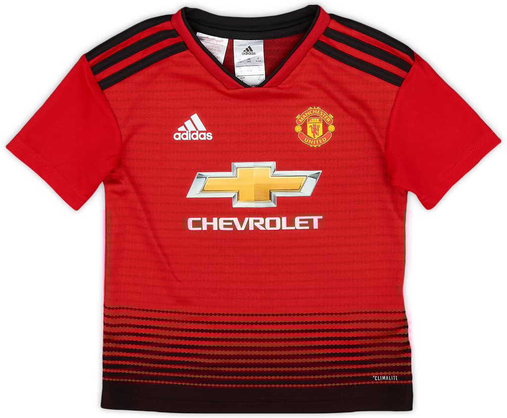2018-19 Manchester United Home Shirt - 8/10 - (5-6 Years)