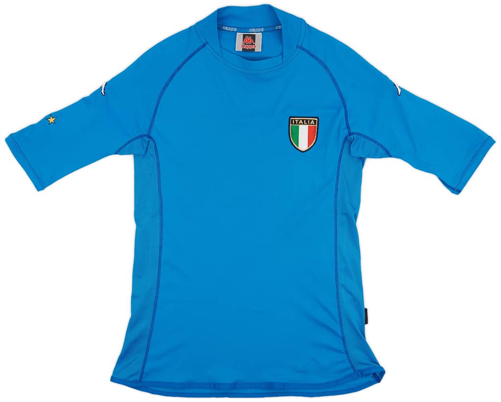 2002 Italy Basic Home Shirt - 8/10 - (S)