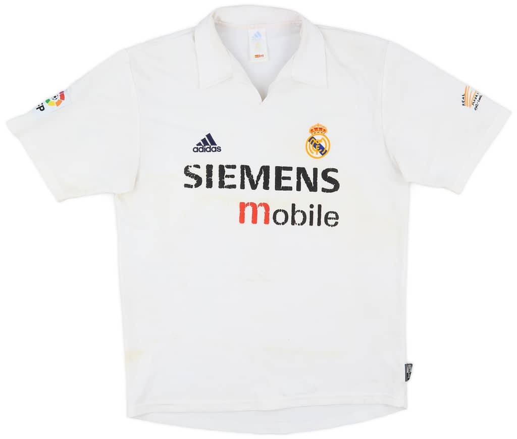 2002-03 Real Madrid Centenary Home Shirt - 4/10 - (M)
