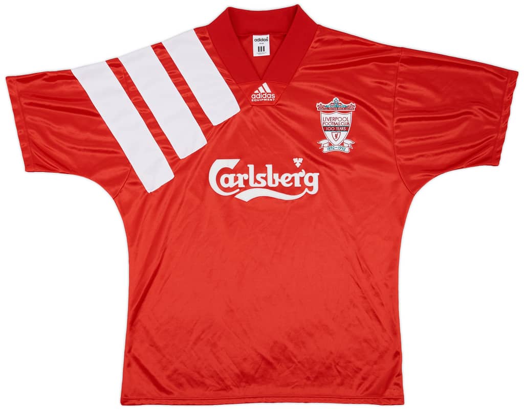 1992-93 Liverpool Centenary Home Shirt - 9/10 - (L/XL)