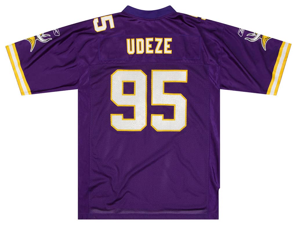 2005 Minnesota Vikings Udeze #95 Reebok On Field Jersey (Home) L
