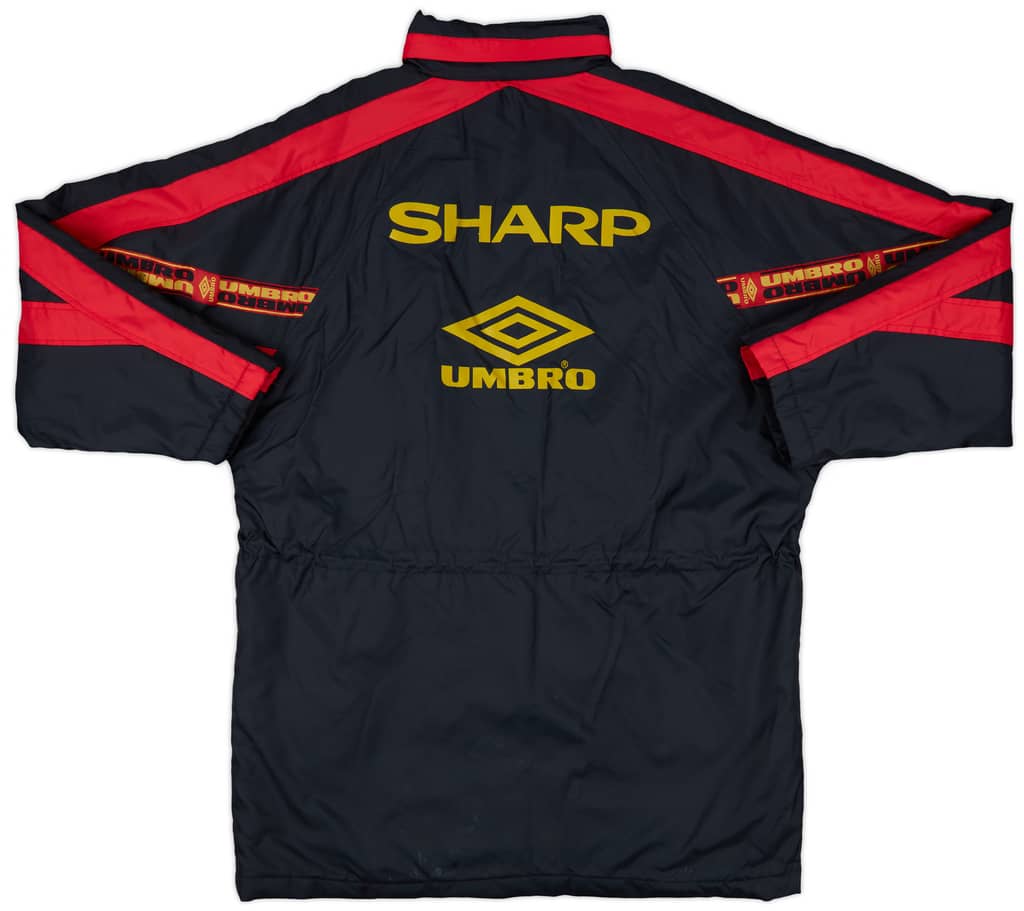 1994-95 Manchester United Umbro Padded Bench Coat - 8/10 - (XL)