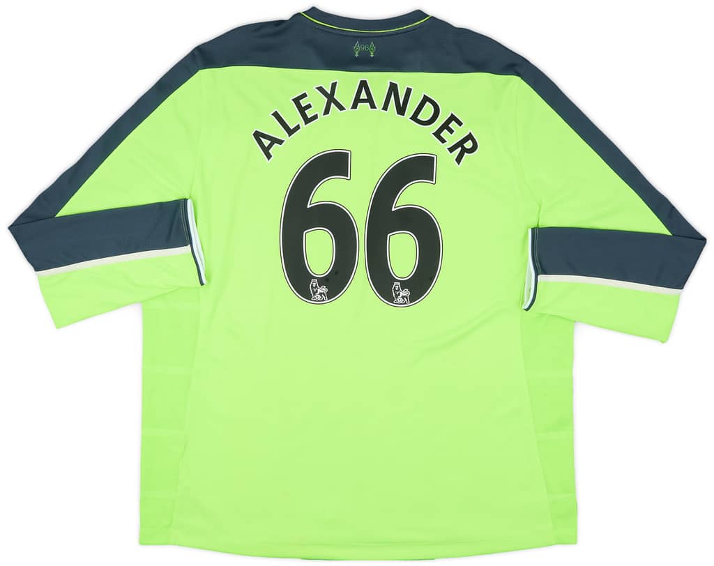 2016-17 Liverpool Third L/S Shirt Alexander #66 - 6/10 - (XXL)