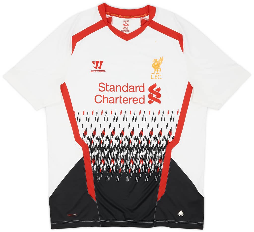 2013-14 Liverpool Away Shirt Gerrard #8 - 6/10 - (XXL)