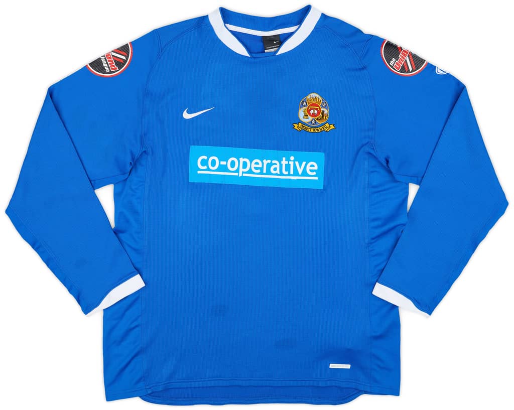 2006-07 Ossett Town Home L/S Shirt #3 - 6/10 - (XL)