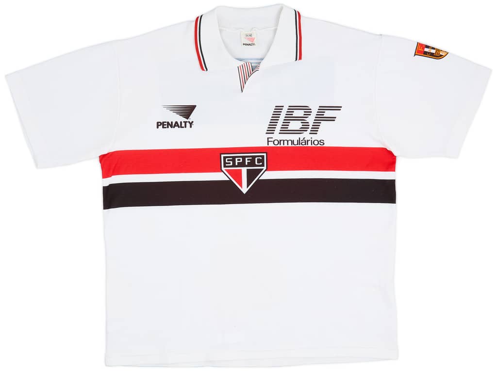 1992 Sao Paulo Home Shirt - 8/10 - (XL)
