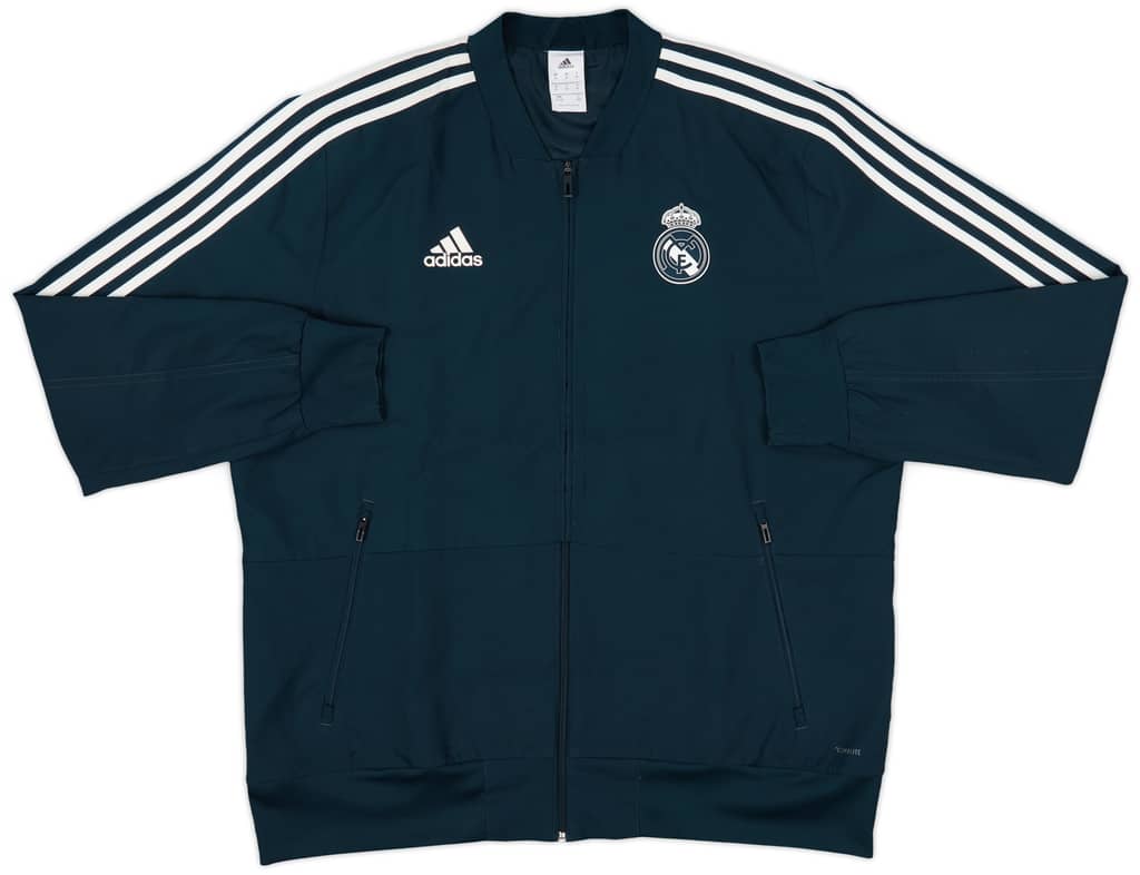2018-19 Real Madrid adidas Track Jacket - 8/10 - (XL)