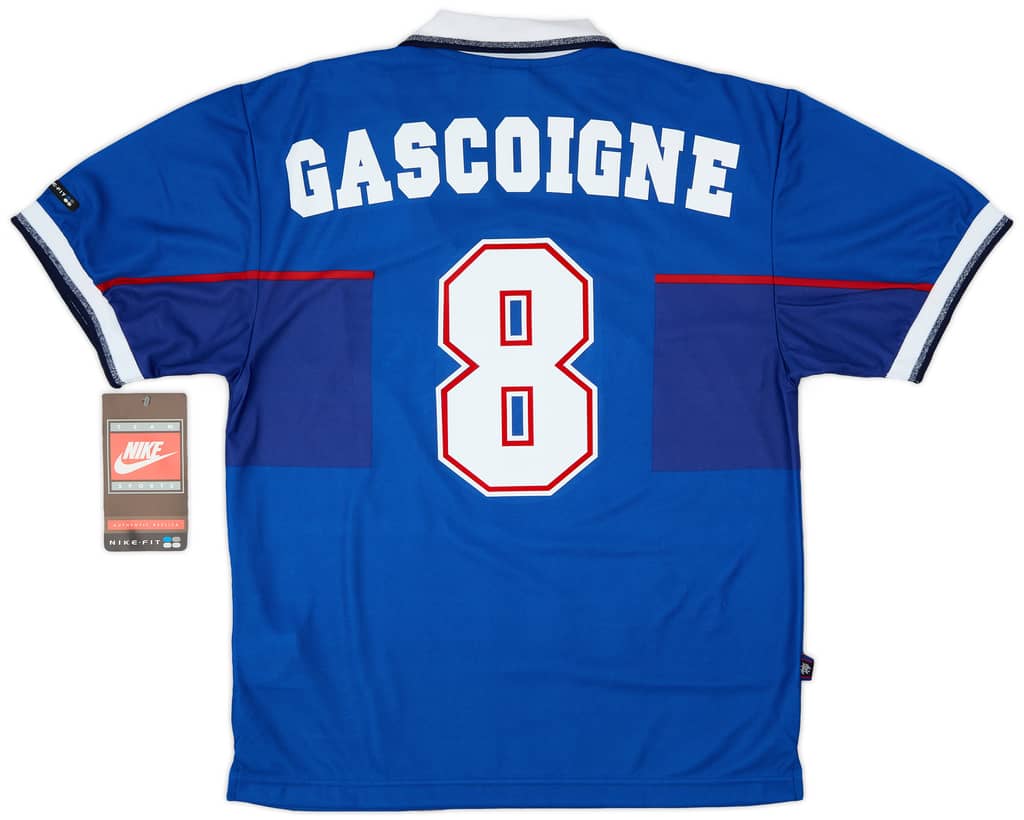 1997-99 Rangers Home Shirt Gascoigne #8 (M)