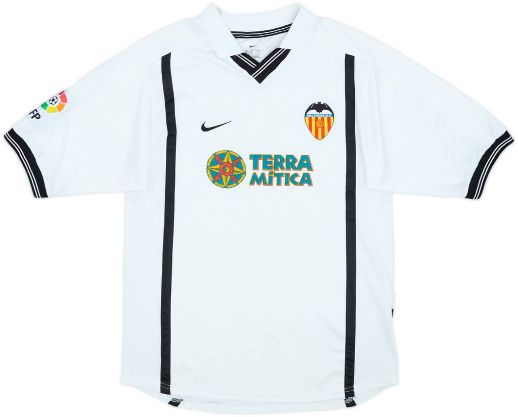 2000-01 Valencia Home Shirt - 8/10 - (XL.Boys)