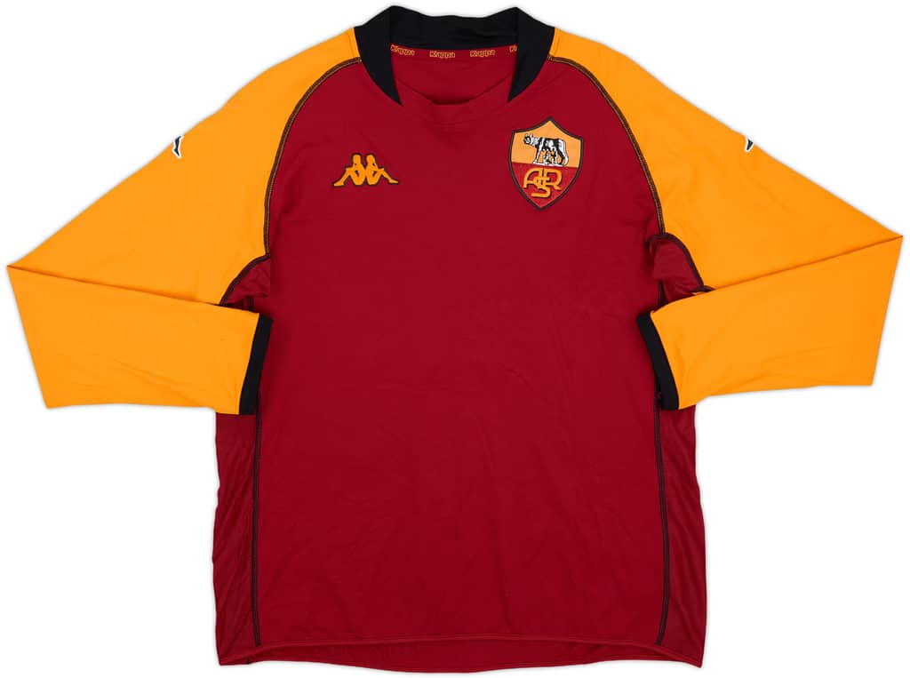 2002-03 Roma European Away L/S Shirt - 8/10 - (XXL)