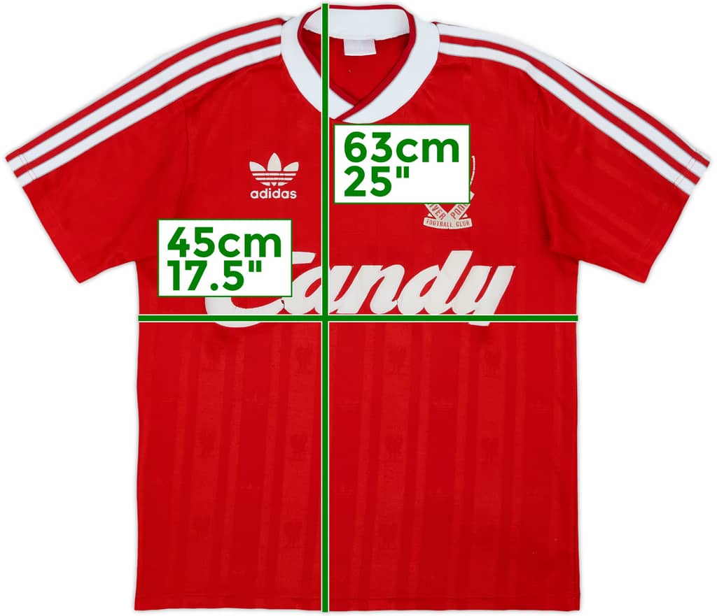1988-89 Liverpool Home Shirt - 5/10 - (S)
