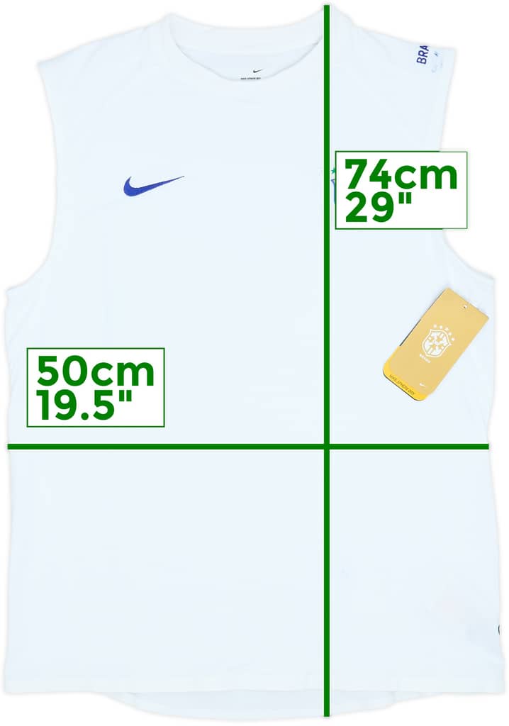 2006-08 Brazil Nike Training Vest (M)