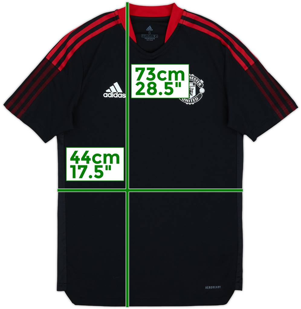 2021-22 Manchester United adidas Training Shirt - 10/10 - (S)