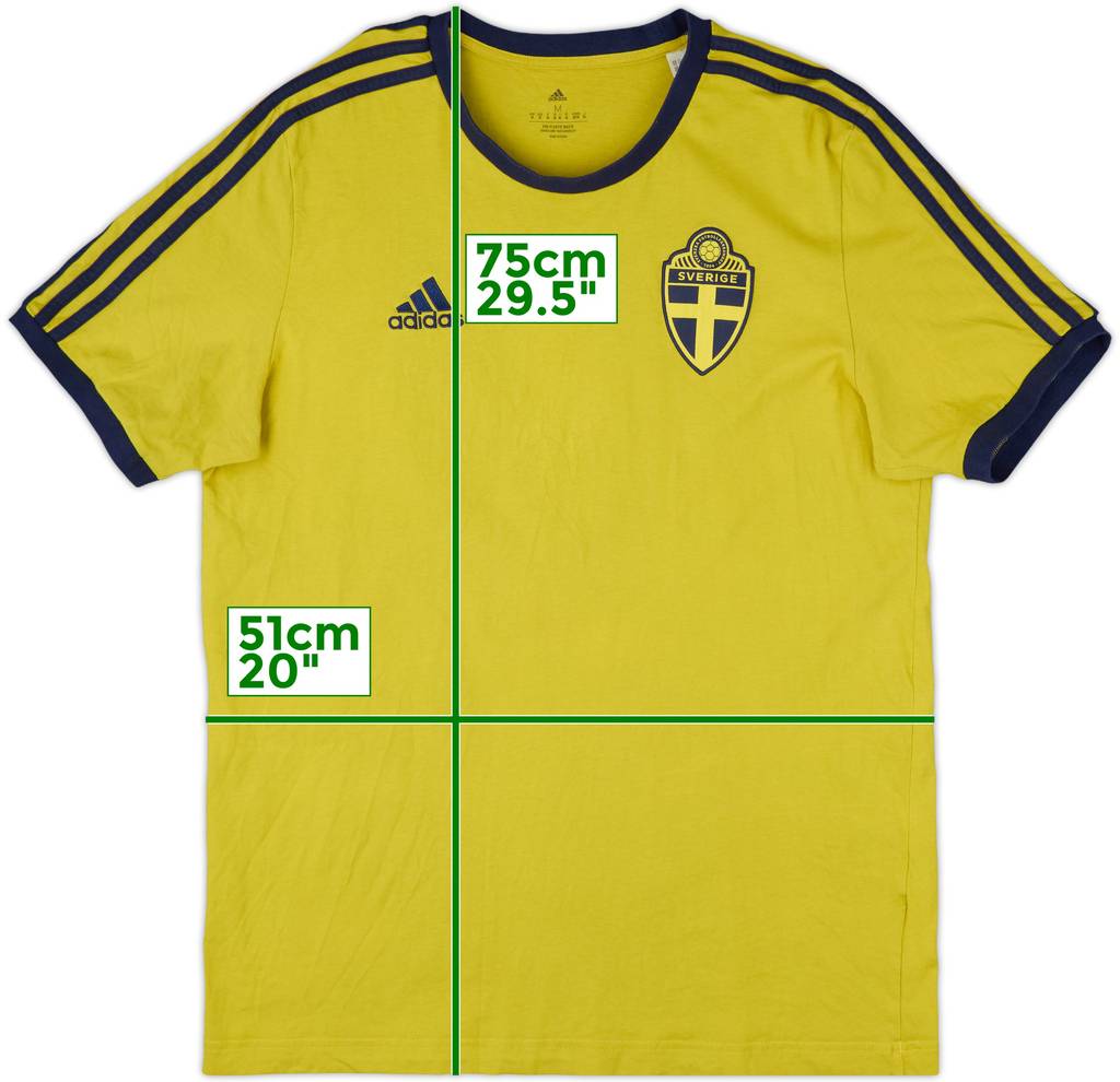 2022-24 Sweden adidas Cotton Tee - 5/10 - (M)