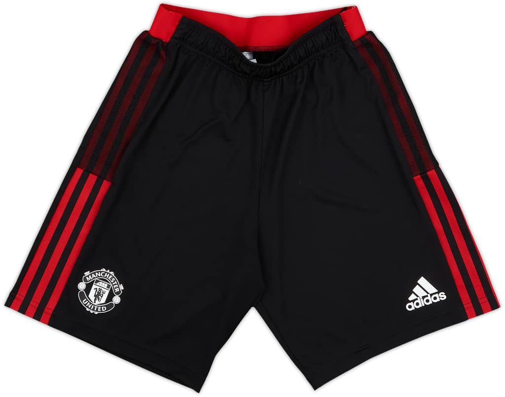 2021-22 Manchester United adidas Training Shorts - 10/10 - (S)