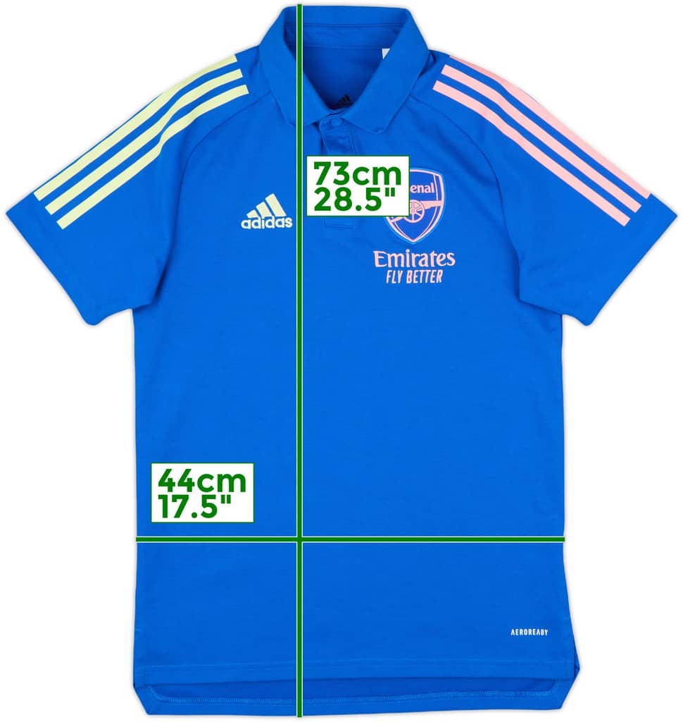 2020-21 Arsenal adidas Polo Shirt - 9/10 - (XS)