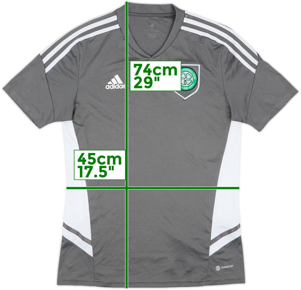 2022-23 Celtic adidas Training Shirt - 9/10 - (S)