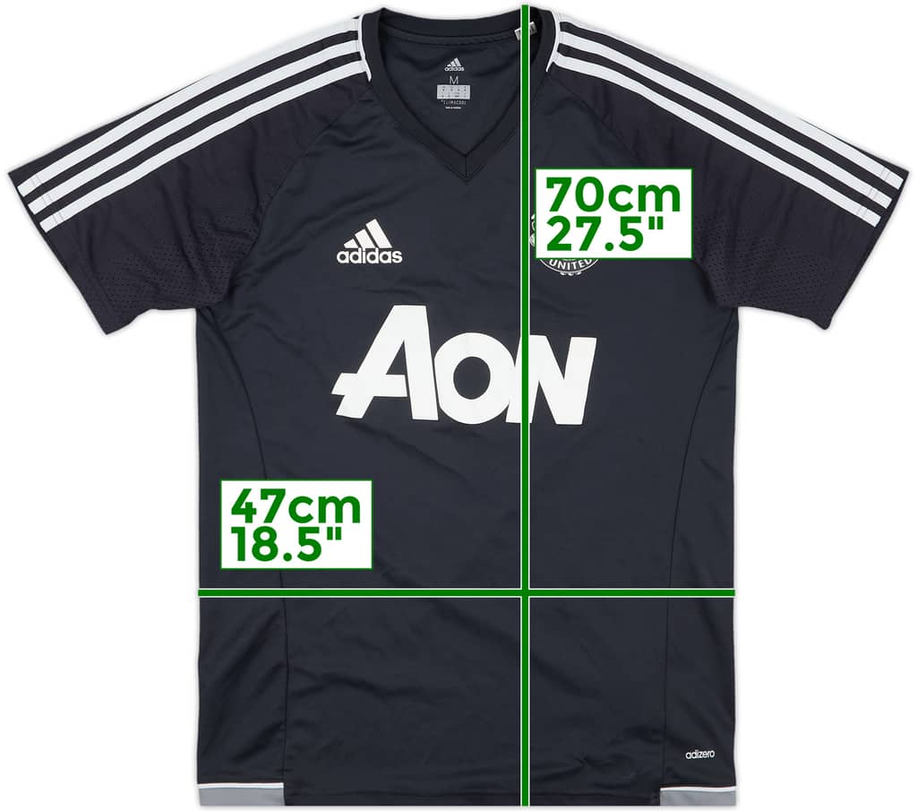 2017-18 Manchester United adizero Training Shirt - 6/10 - (M)