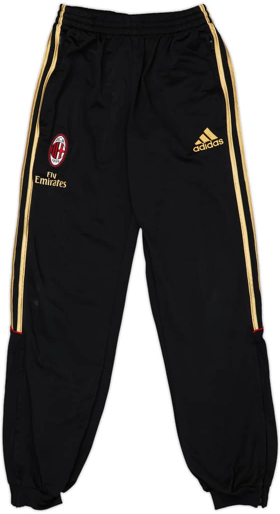 2010-11 AC Milan adidas Track Pants/Bottoms - 8/10 - (L.Boys)