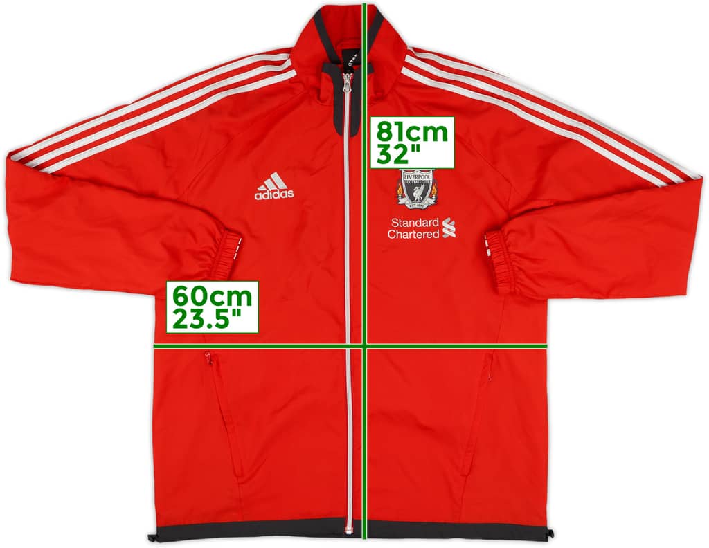 2011-12 Liverpool adidas Track Jacket - 8/10 - (L)