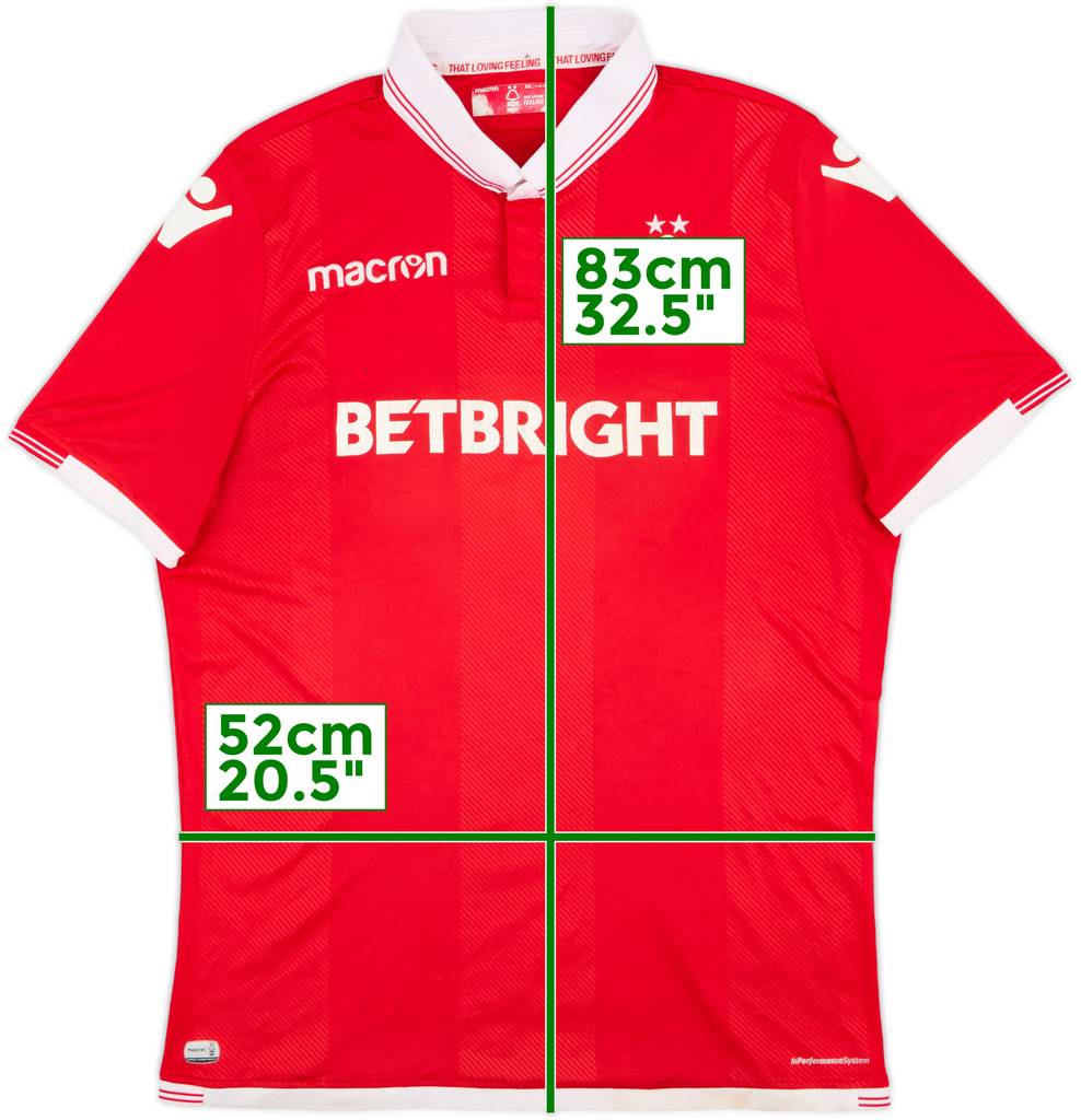 2018-19 Nottingham Forest Home Shirt - 6/10 - (XXL)