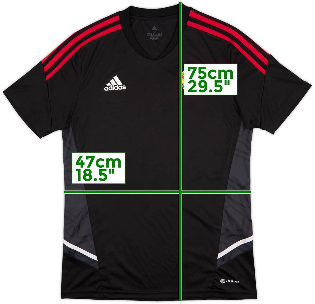 2022-23 Manchester United adidas Training Shirt - 10/10 - (M)