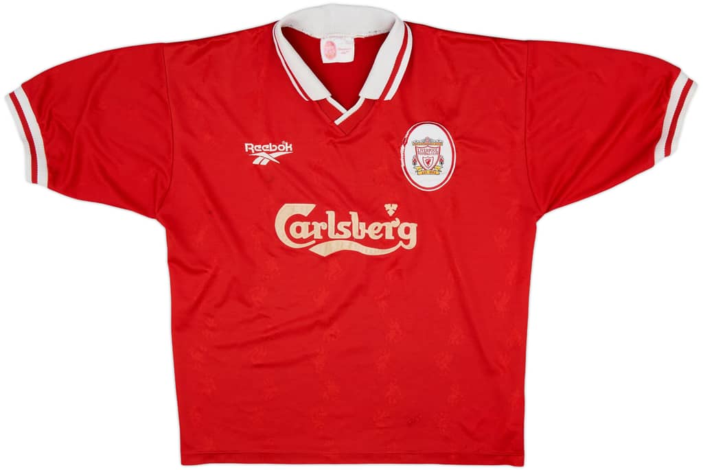 1996-98 Liverpool Home Shirt - 4/10 - (L)