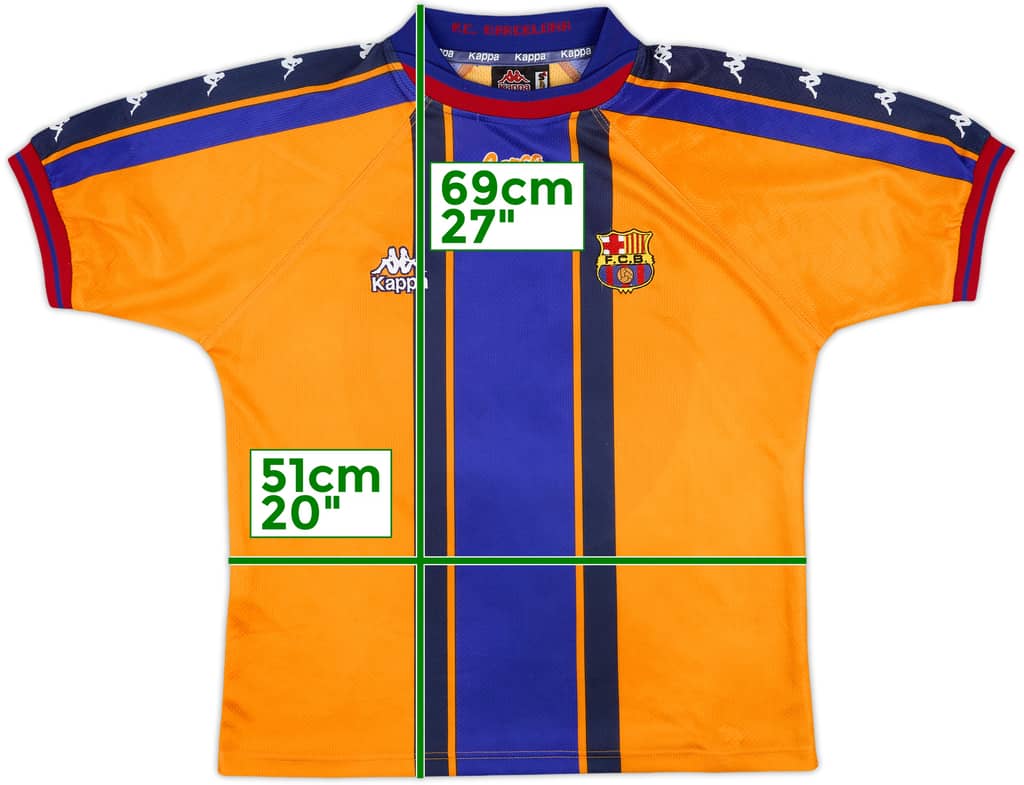 1997-98 Barcelona Away Shirt - 9/10 - (S)