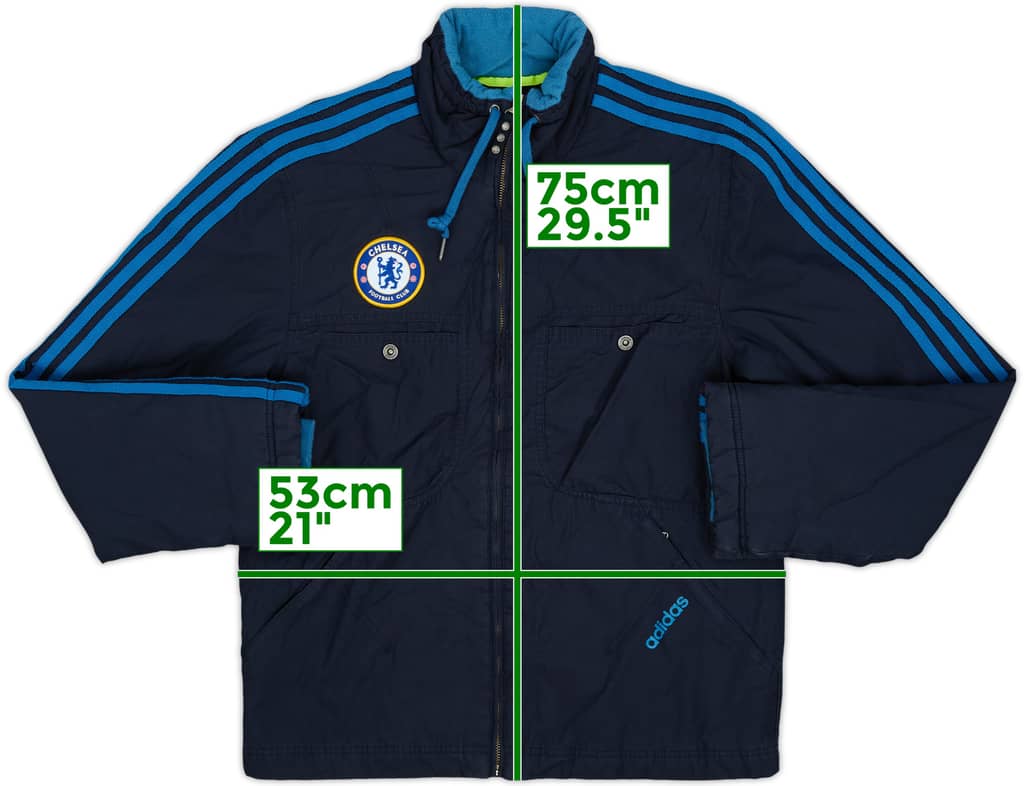 2006-07 Chelsea adidas Padded Track Jacket - 9/10 - (S)