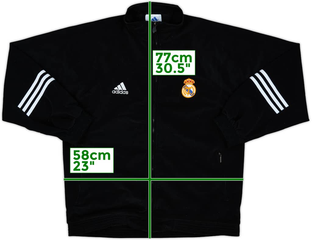 2001-02 Real Madrid adidas Track Jacket - 10/10 - (M/L)