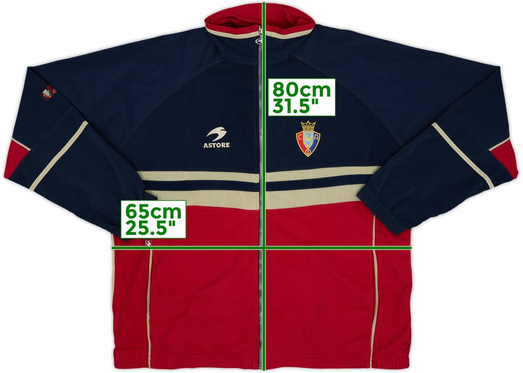 1998-00 Osasuna Astore Track Jacket - 9/10 - (XL)