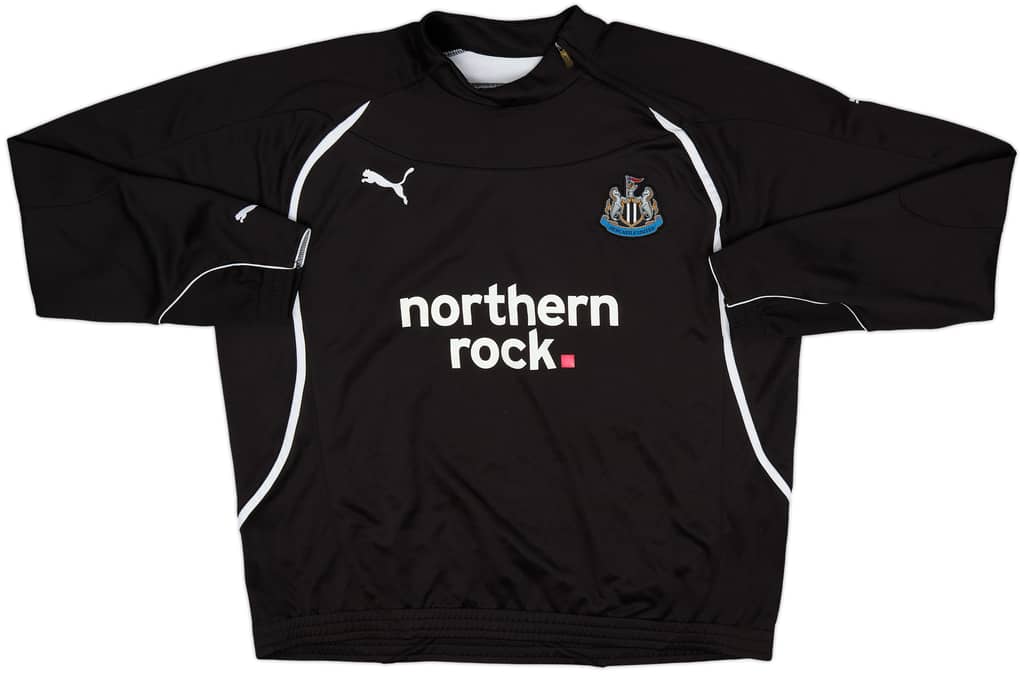 未使用　タグ付き　10-11 Newcastle 9番CARROLLＰＵＭＡ　M 2010-11 Newcastle Puma 1/4 Zip Drill Top - 9/10 - (XL)