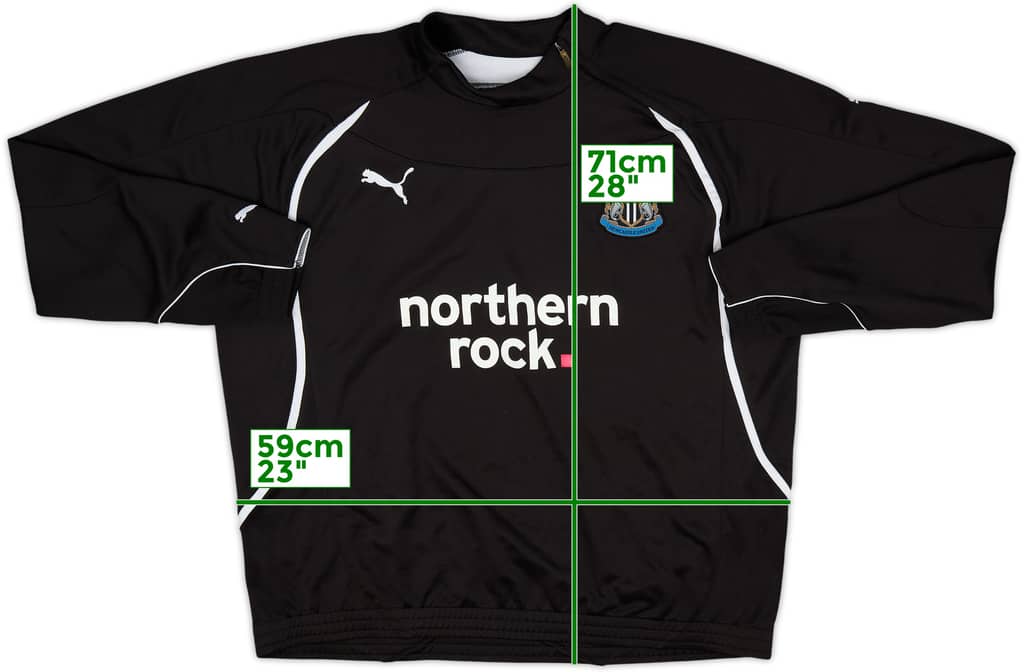 2010-11 Newcastle Puma 1/4 Zip Drill Top - 9/10 - (XL)