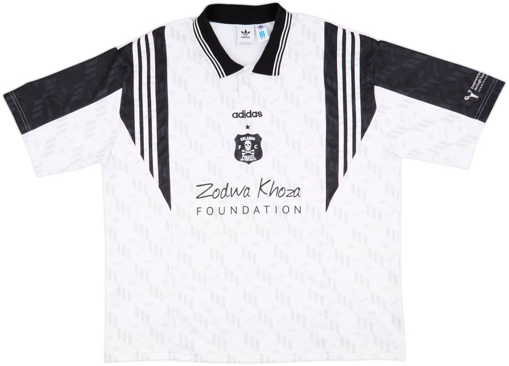 2020-21 Orlando Pirates adidas 1997 Retro Home Shirt - 10/10 - (XXL)