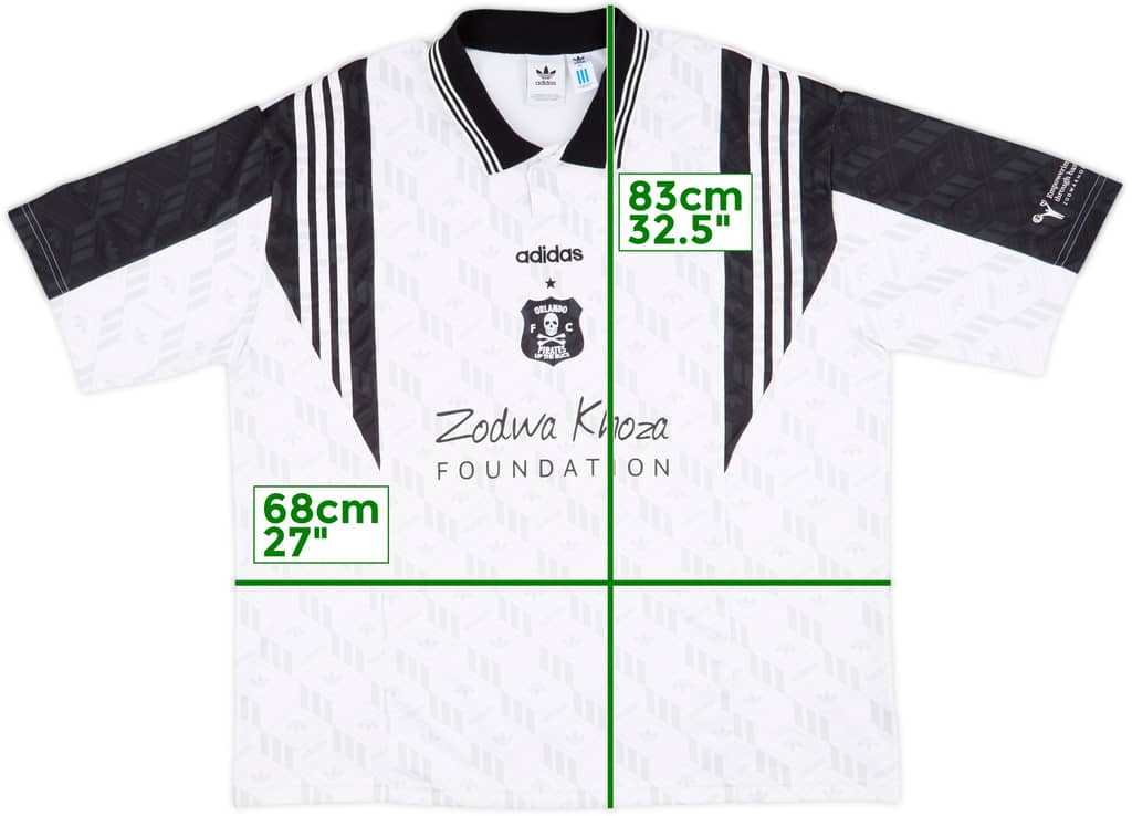 2020-21 Orlando Pirates adidas 1997 Retro Home Shirt - 10/10 - (XXL)