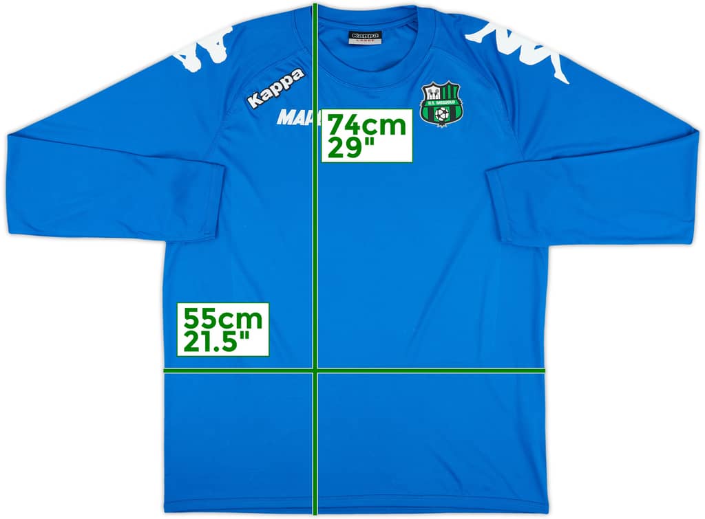 2015-16 Sassuolo Kappa Training L/S Shirt - 9/10 - (L)
