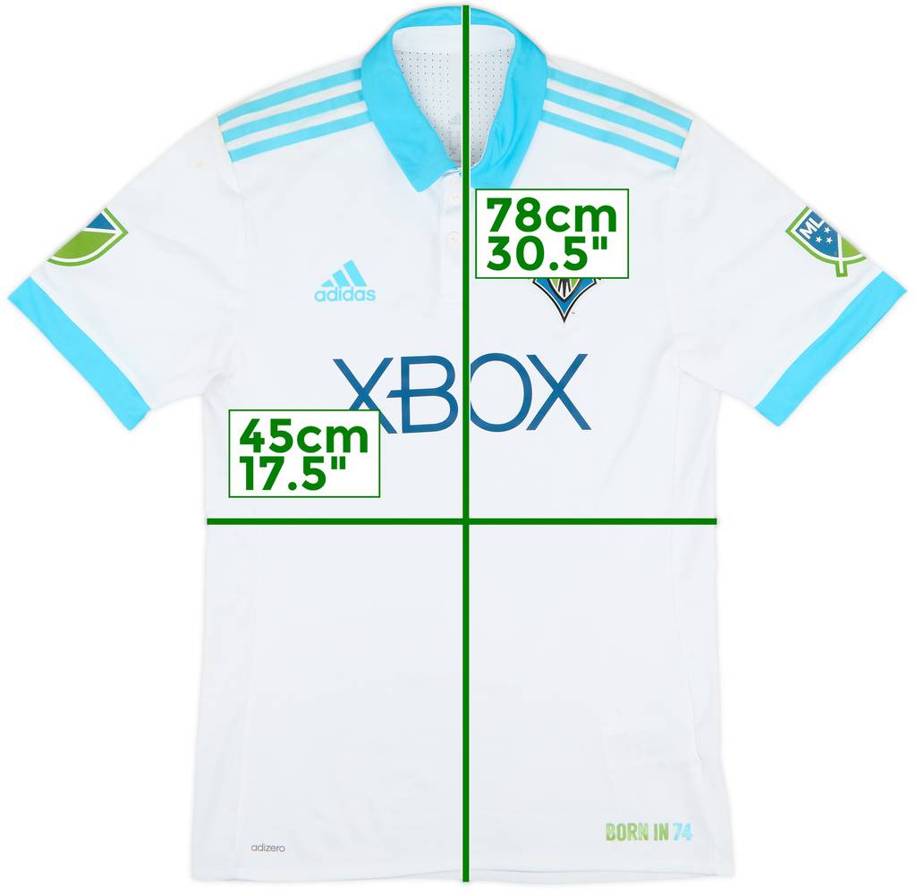 2017-18 Seattle Sounders Authentic Away Shirt - 8/10 - (M)