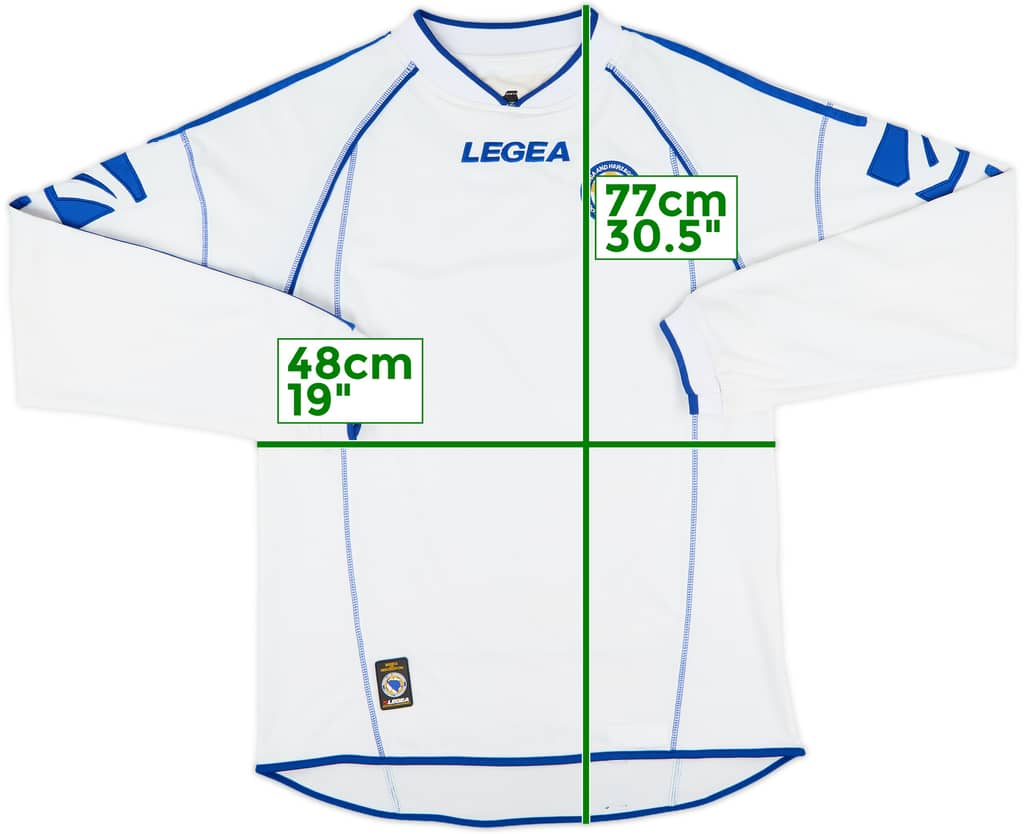 2005 Bosnia & Herzegovina Home L/S Shirt - 8/10 - (L)
