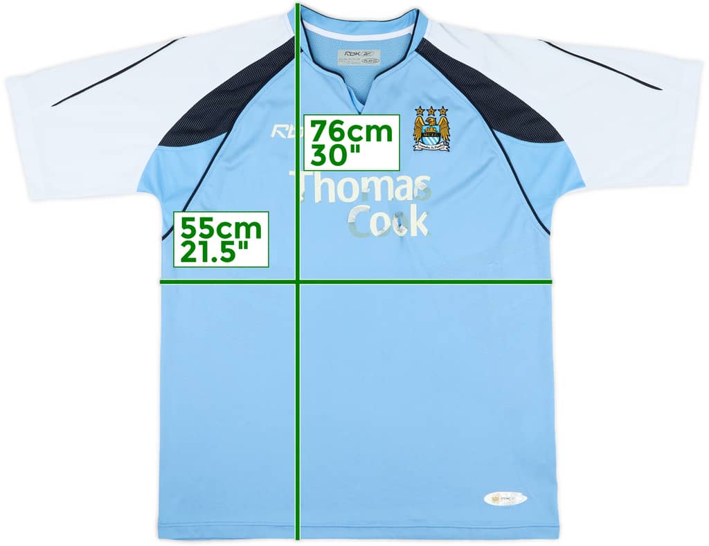 2006-07 Manchester City Home Shirt - 4/10 - (L)