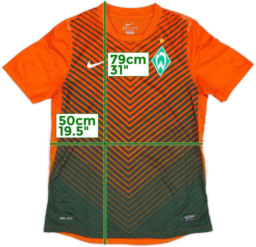 2011-12 Werder Bremen Player Issue Away Shirt - 10/10 - (L)