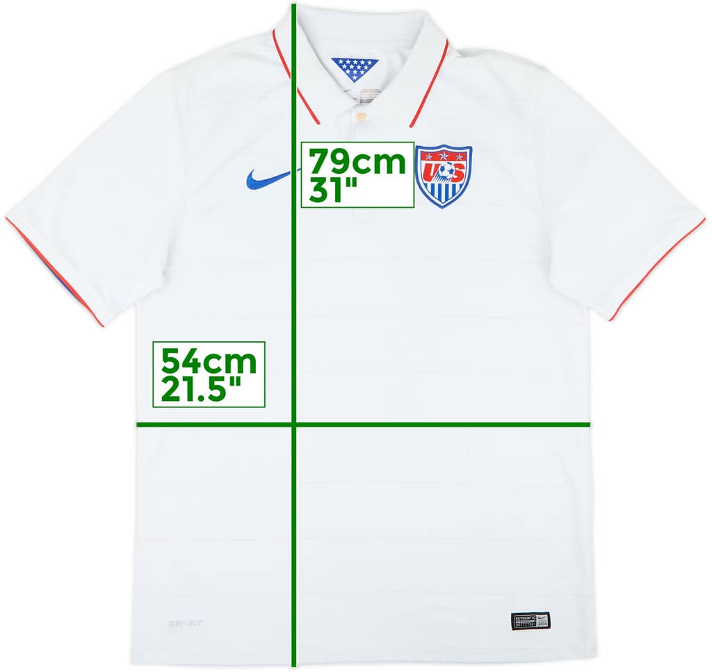 2014-15 USA Home Shirt - 9/10 - (L)