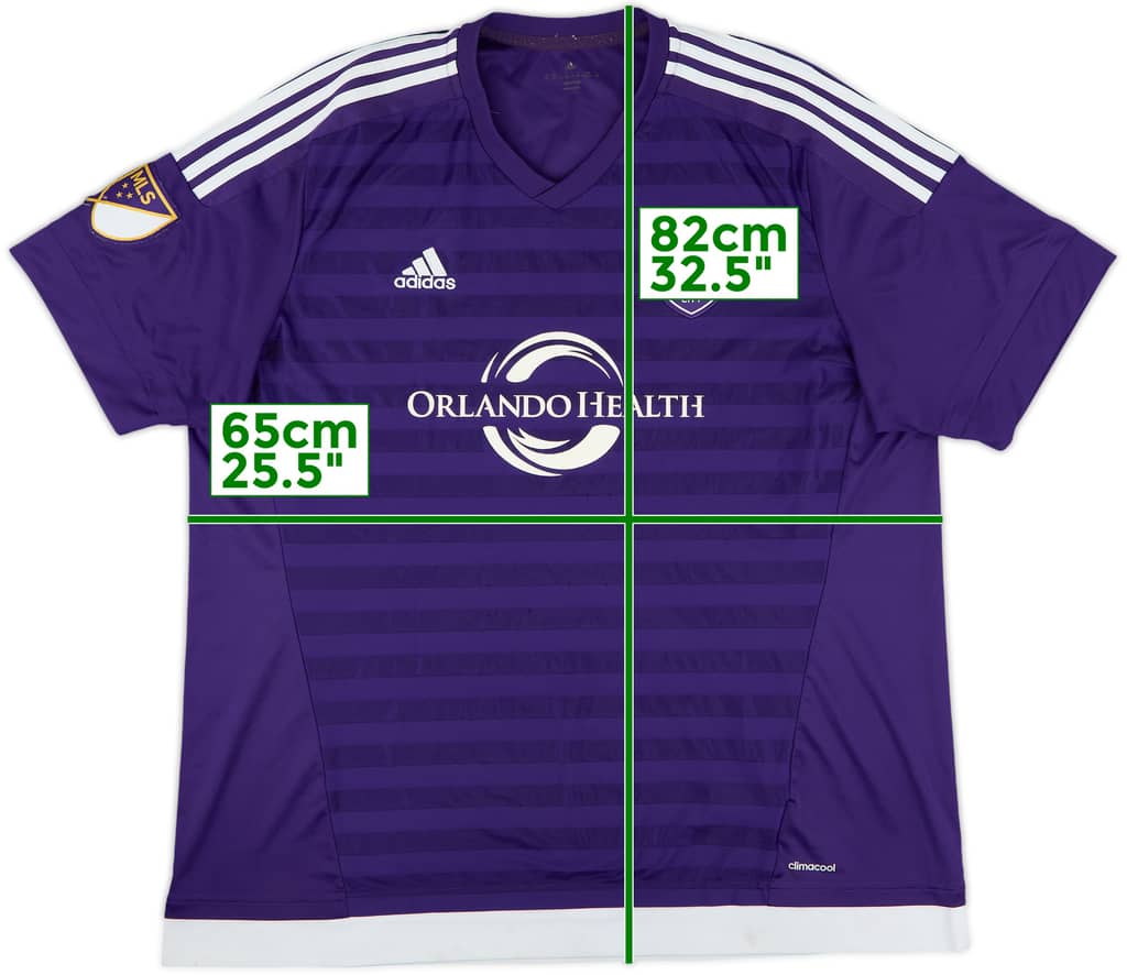 2016 Orlando City Home Shirt - 8/10 - (XXL)