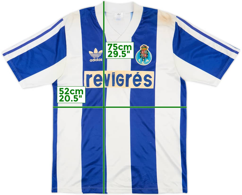 1990-92 Porto Home Shirt - 5/10 - (M)