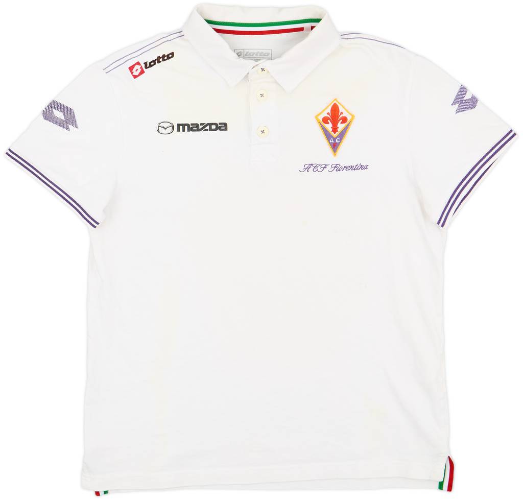 2012-13 Fiorentina Lotto Polo Shirt - 6/10 - (L)