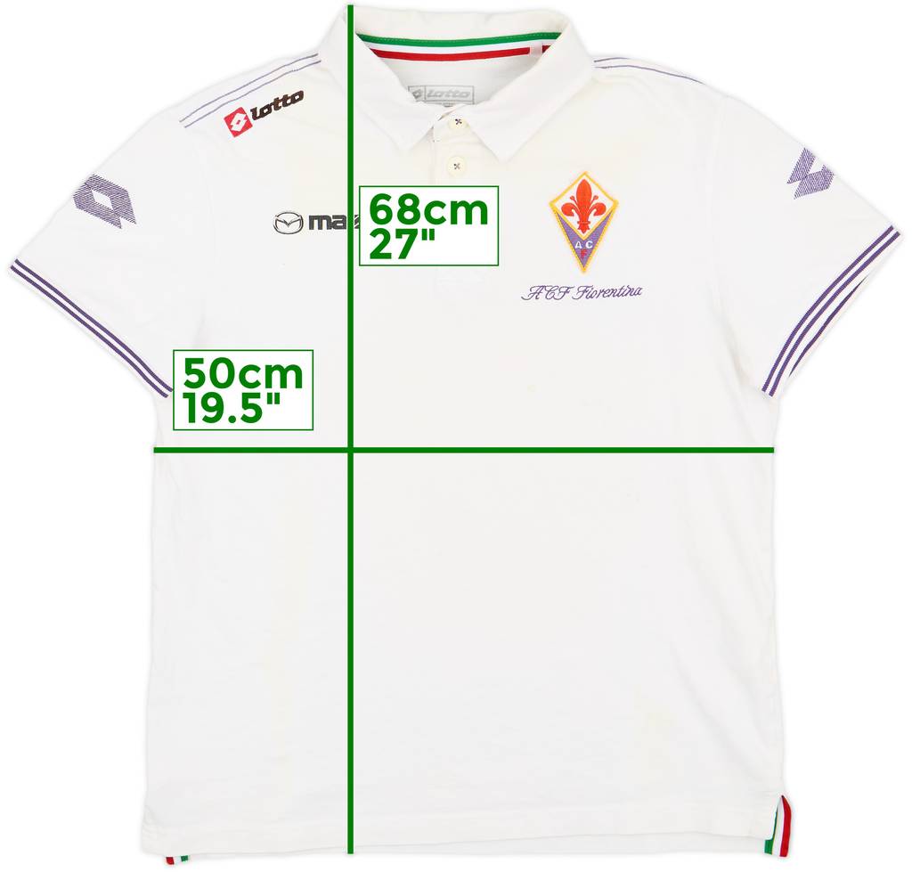 2012-13 Fiorentina Lotto Polo Shirt - 6/10 - (L)