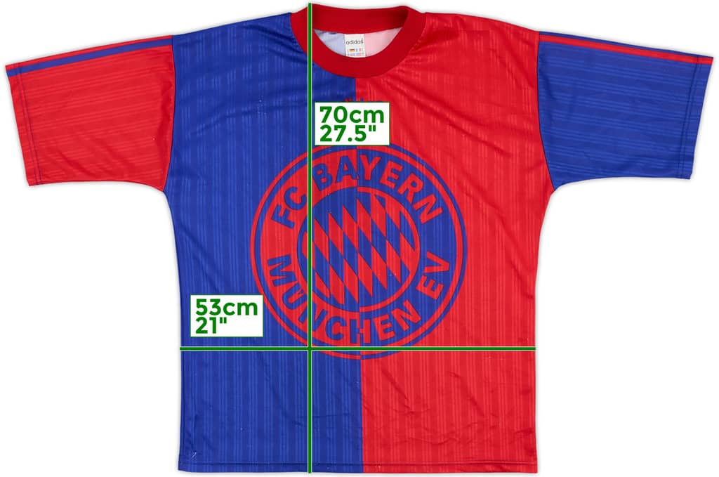 1996-97 Bayern Munich adidas Training Shirt - 7/10 - (S)